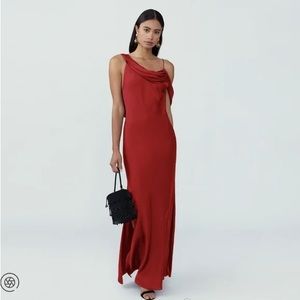 Fame and Partners Francois Gown in Cherry (0)